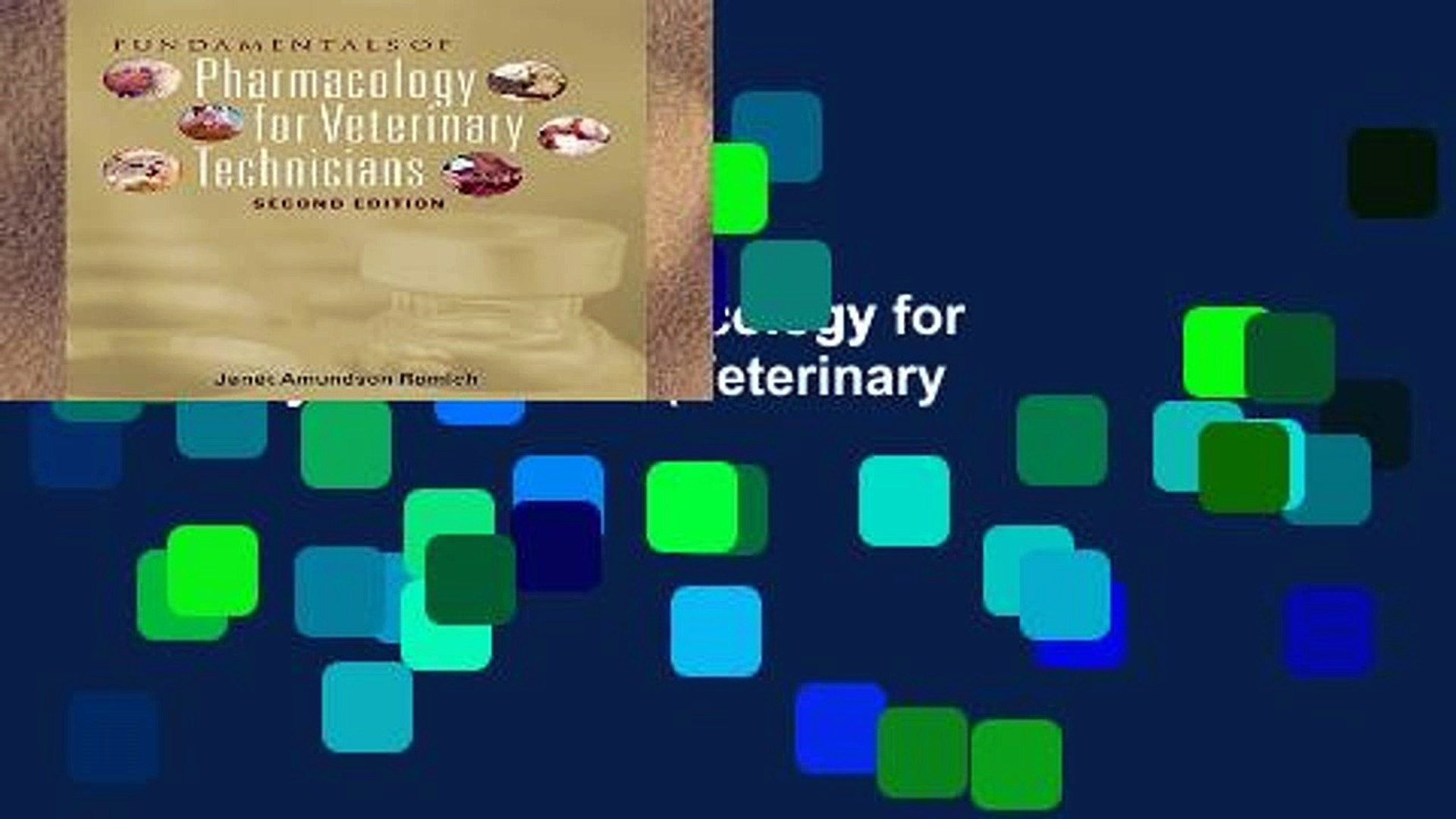 ⁣Trial New Releases  Fundamentals of Pharmacology for Veterinary Technicians (Veterinary