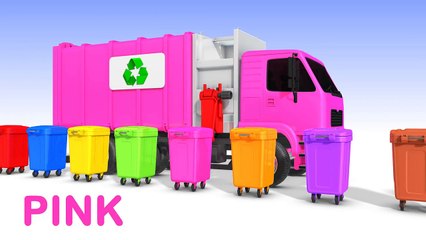 Colors for Children to Learn with Garbage Truck Toy Colours for Kids to Learn