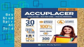 Best seller  ACCUPLACER Study Guide 2018-2019: Spire Study System   ACCUPLACER Test Prep Guide
