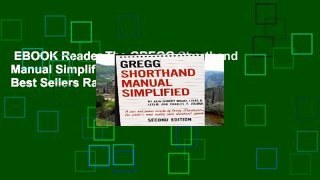 EBOOK Reader The GREGG Shorthand Manual Simplified Unlimited acces Best Sellers Rank : #5