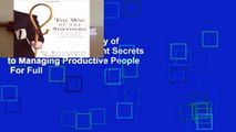 New Releases The Way of the Shepherd: 7 Ancient Secrets to Managing Productive People  For Full