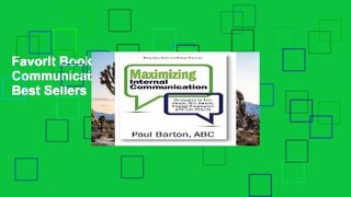 Favorit Book  Maximizing Internal Communication Unlimited acces Best Sellers Rank : #5