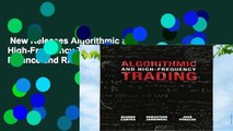 New Releases Algorithmic and High-Frequency Trading (Mathematics, Finance and Risk)  Review