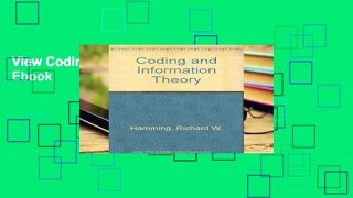 View Coding and Information Theory Ebook