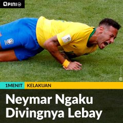 #1MENIT | Neymar Ngaku Divingnya Lebay