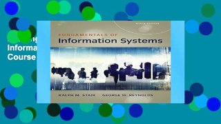 Reading Online Fundamentals of Information Systems (Mindtap Course List) Full access