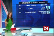 Conozca los cinco referéndum de nuestra historia republicana