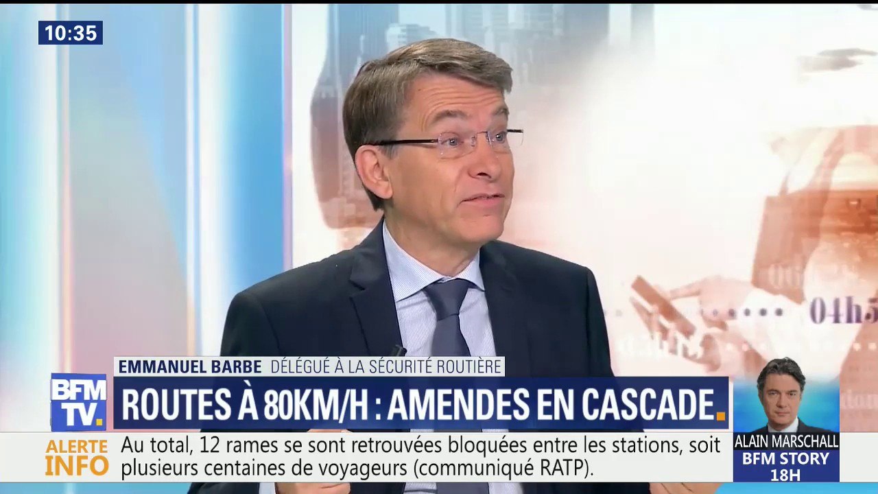 Routes à 80km/h: "Les 250.000 personnes en plus flashées en juillet vont faire attention", estime le délégué à la Sécurité routière