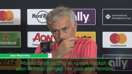 Mourinho Tak Yakin Martial Akan Kembali Ke Man United