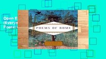 Open EBook Poems of Rome (Everyman s Library Pocket Poets) online