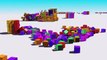 VIDS for KIDS in 3d (HD) Bulldozer at Work for Children with Cubes AApV