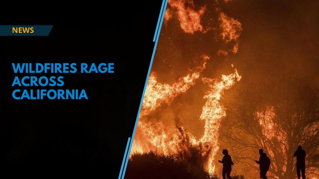 Wildfires still raging across California, several homes destroyed