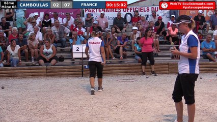 Palavas doublette féminin : Huitième France VS Camboulas