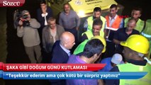 Başkana şaka gibi doğum günü kutlaması