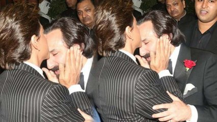 Shahrukh Khan KISSES Saif Ali Khan at Vogue Red Carpet; Watch Video । FilmiBeat