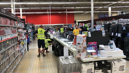 Action en faveur de la planète chez Carrefour au Mans