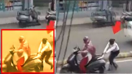 Woman Traffic Police Officer ने चलती Scooty को अपने हाथों से रोक दिखाई हिम्मत | वनइंडिया हिन्दी