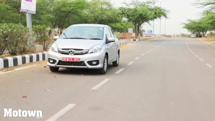 2016 Honda Amaze CVT | Road Test Review | Motown India
