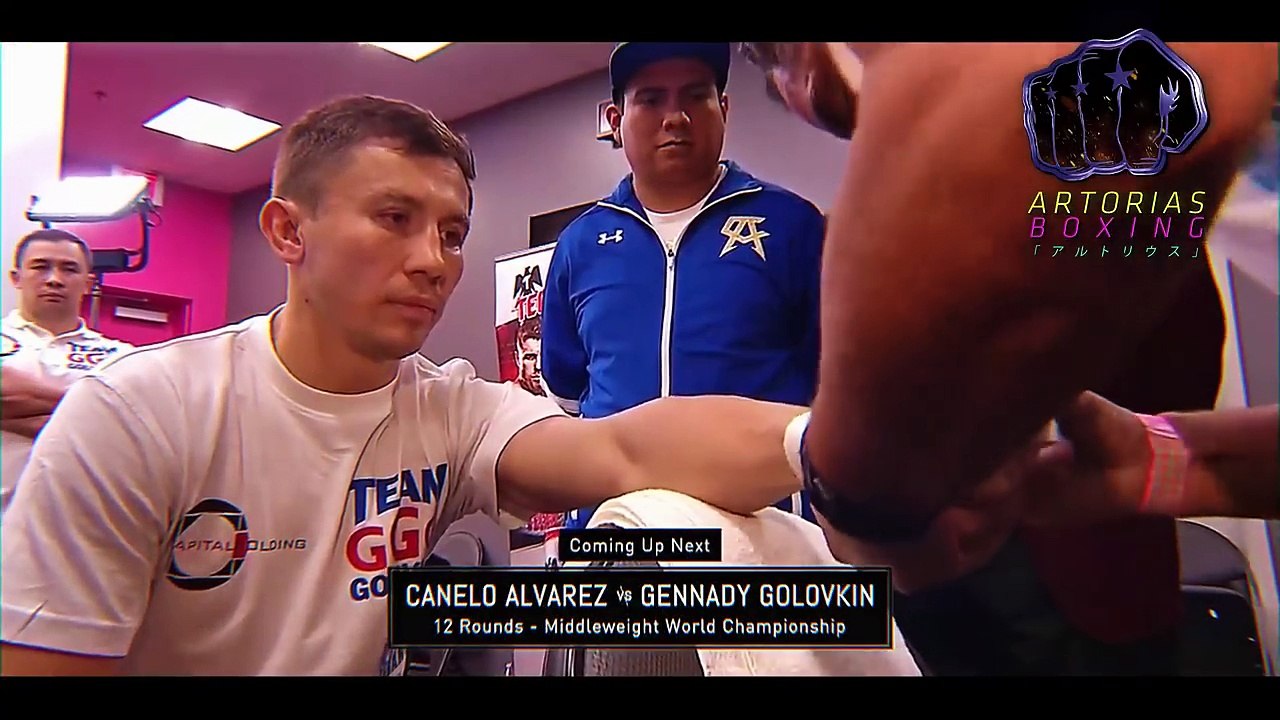(RAW FOOTAGE) Canelo Alvarez Infamous Hand Wraps Against Golovkin #CaneloGGG2
