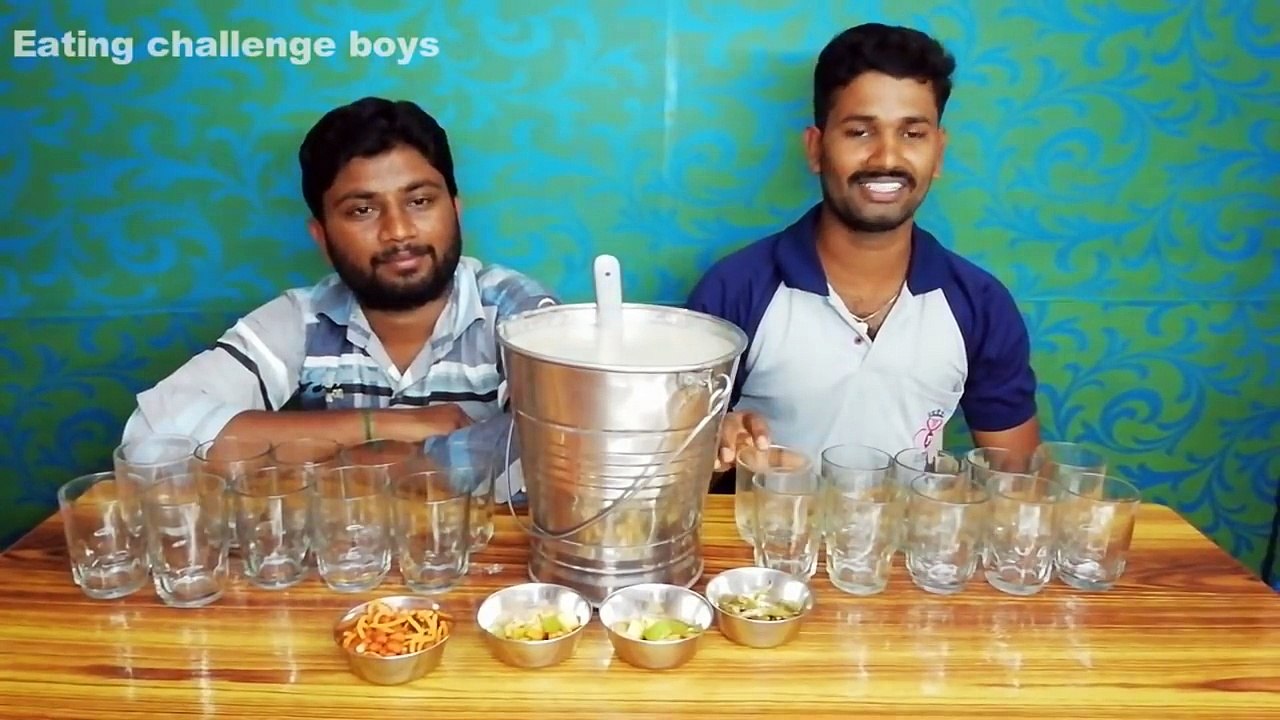 5 Liters Kumbu Koozh  | Pearl Millet Porridge  | Drinking Challenge  | EATING CHALLENGE