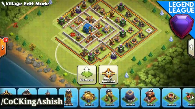 CoC New TH12 Trophy Pushing Troll Legend Base 2018 Anti Siege Machine Anti Electro dragon Anti Eagle