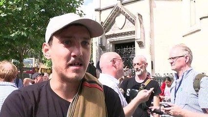 Tommy Robinson supporters react to court decision