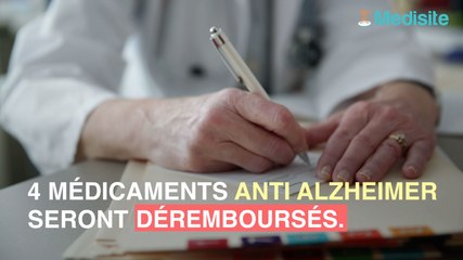 4 médicaments anti-alzheimer ne seront désormais plus remboursés.