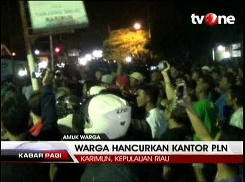 Kerap Mati Listrik, Warga Ngamuk di Kantor PLN