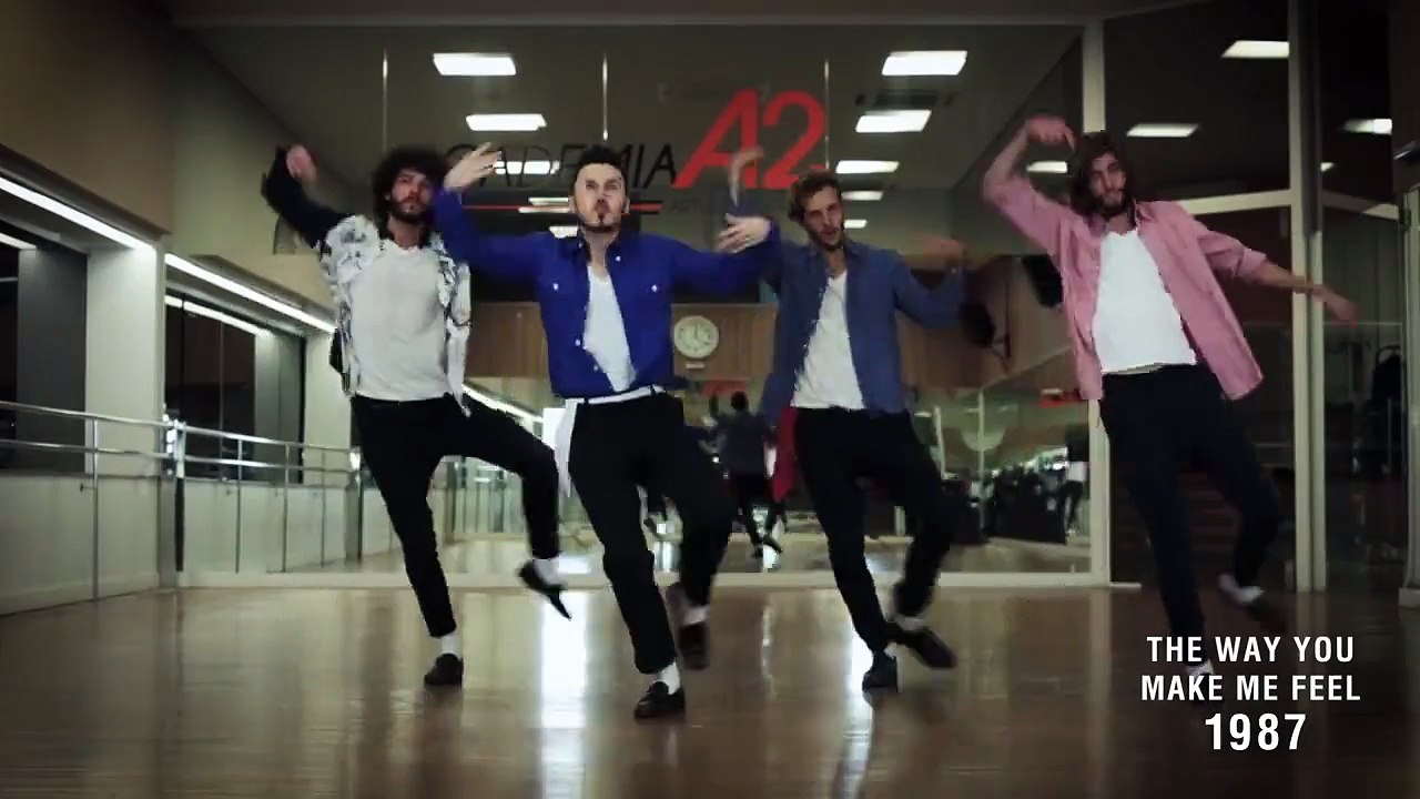 Dance crew performs the evolution of Michael Jackson's dance