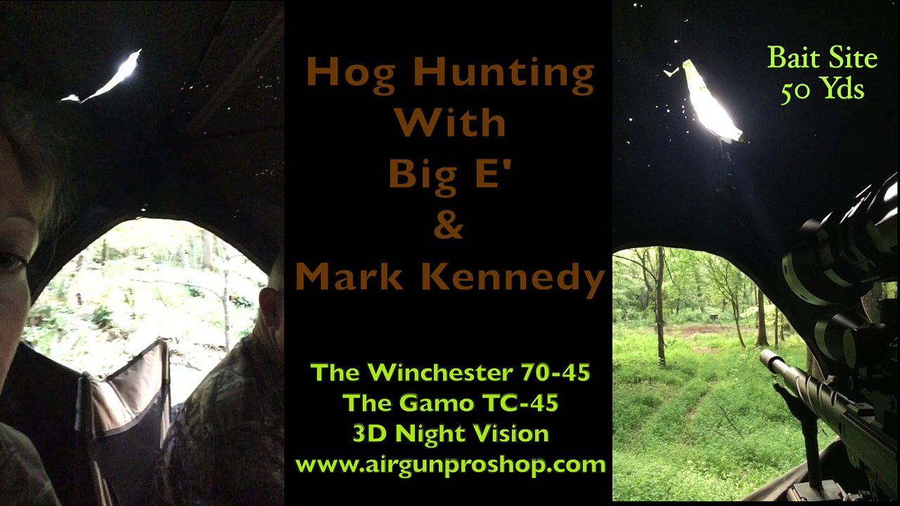 Airgun Angie’s Second Hog with the Winchester 70-45!