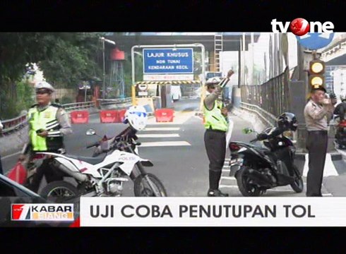 Jelang Asian Games, Uji Coba Penutupan Tol Kota Diberlakukan