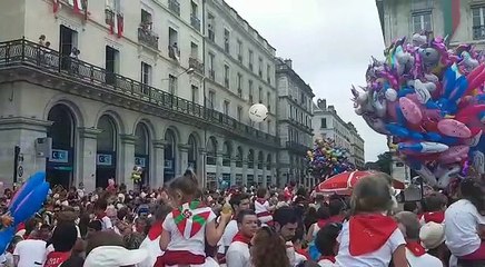 Fêtes de Bayonne 2018 - Le lever du roi Léon du 26 juillet