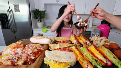 HUGE TACO BELL MUKBANG! Eating Show