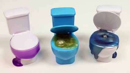 Fun Toilet Galaxy SLIME Surprise Toys!