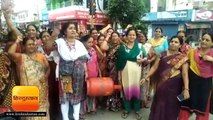 हल्द्वानी में महंगाई के विरोध में महिलाओं ने किया प्रदर्शन