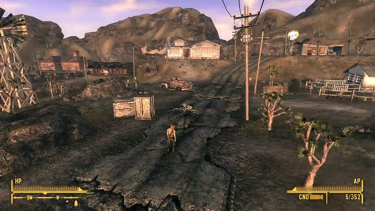 Fallout New Vegas Mods: Centered 3rd Person Camera