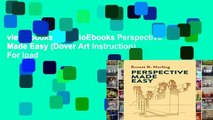 viewEbooks & AudioEbooks Perspective Made Easy (Dover Art Instruction) For Ipad