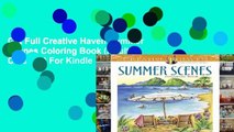Get Full Creative Haven Summer Scenes Coloring Book (Adult Coloring) For Kindle