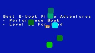 Best E-book Piano Adventures - Performance Book - Level 2B For Ipad