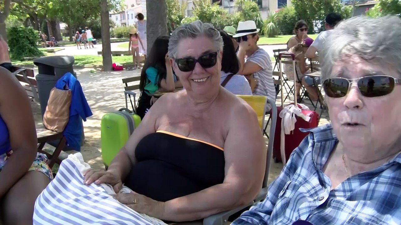 De fortes chaleurs à la plage de Ferrières à Martigues
