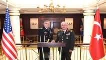 ABD Avrupa Kuvvetleri Komutanı Orgeneral Curtis M. Scaparrottı, Genelkurmay Başkanı Orgeneral Yaşar...