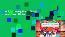 New Trial Lonely Planet Mandarin Phrasebook   Dictionary Unlimited