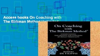 Access books On Coaching with The Birkman Method Unlimited