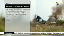 Aeromexico brinda apoyo a familiares de afectados por accidente