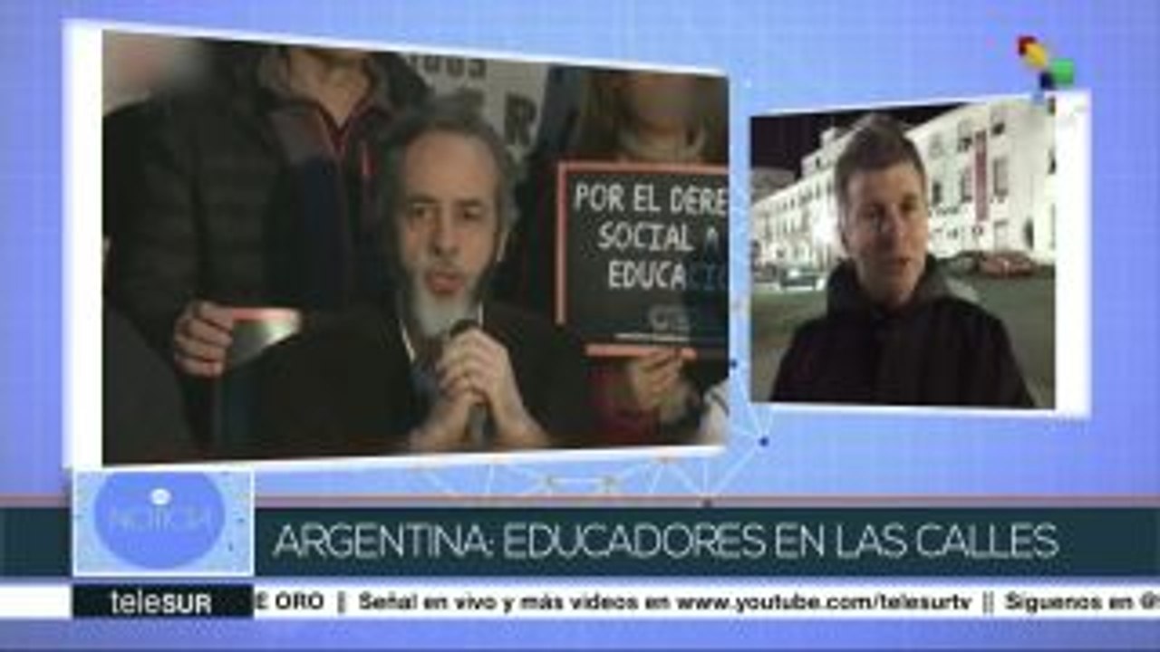 Argentina: culmina paro de 48 horas de docentes en Buenos Aires