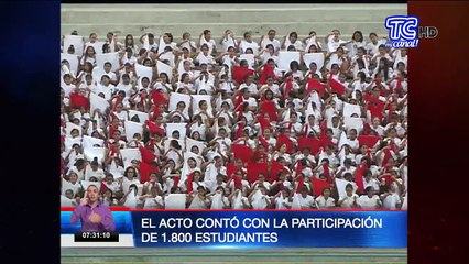 Estudiantes rindieron tributo a la Perla del Pacífico