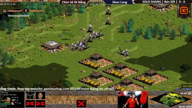 AoE Highlight - Hồi hộp và cảm xúc khi xem Chim Sẻ đánh cung R với Shenlong.