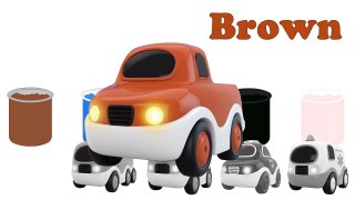 Cute Baby Learn Colors with Car Truck Transporter Toy Street Vehicles