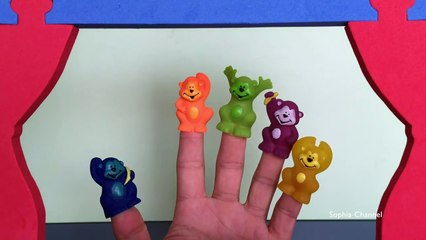 Monkey Finger Family Nursery Rhyme, 5 Monkeys Finger Family Daddy Finger Song