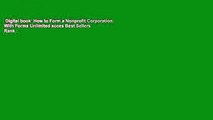 Digital book  How to Form a Nonprofit Corporation: With Forms Unlimited acces Best Sellers Rank :